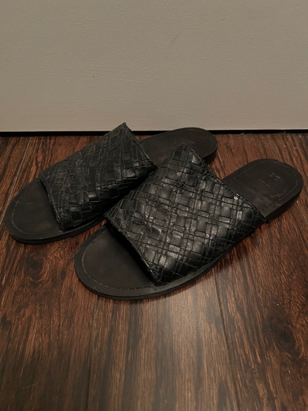 Frye Leather Slide Sandals - Size 8